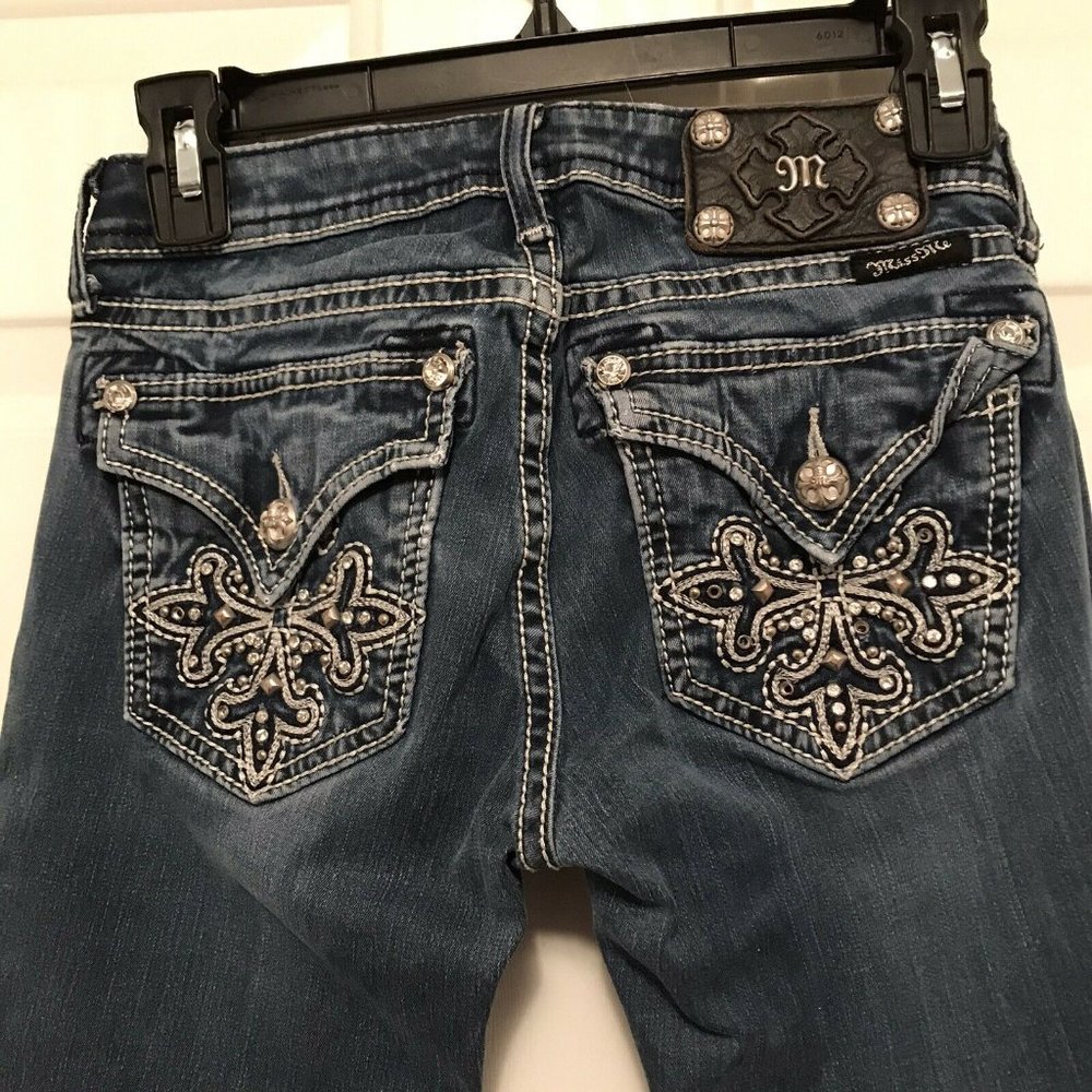 Miss Me Jeans 26 JP5335G Jeggings Denim 5 Pocket F